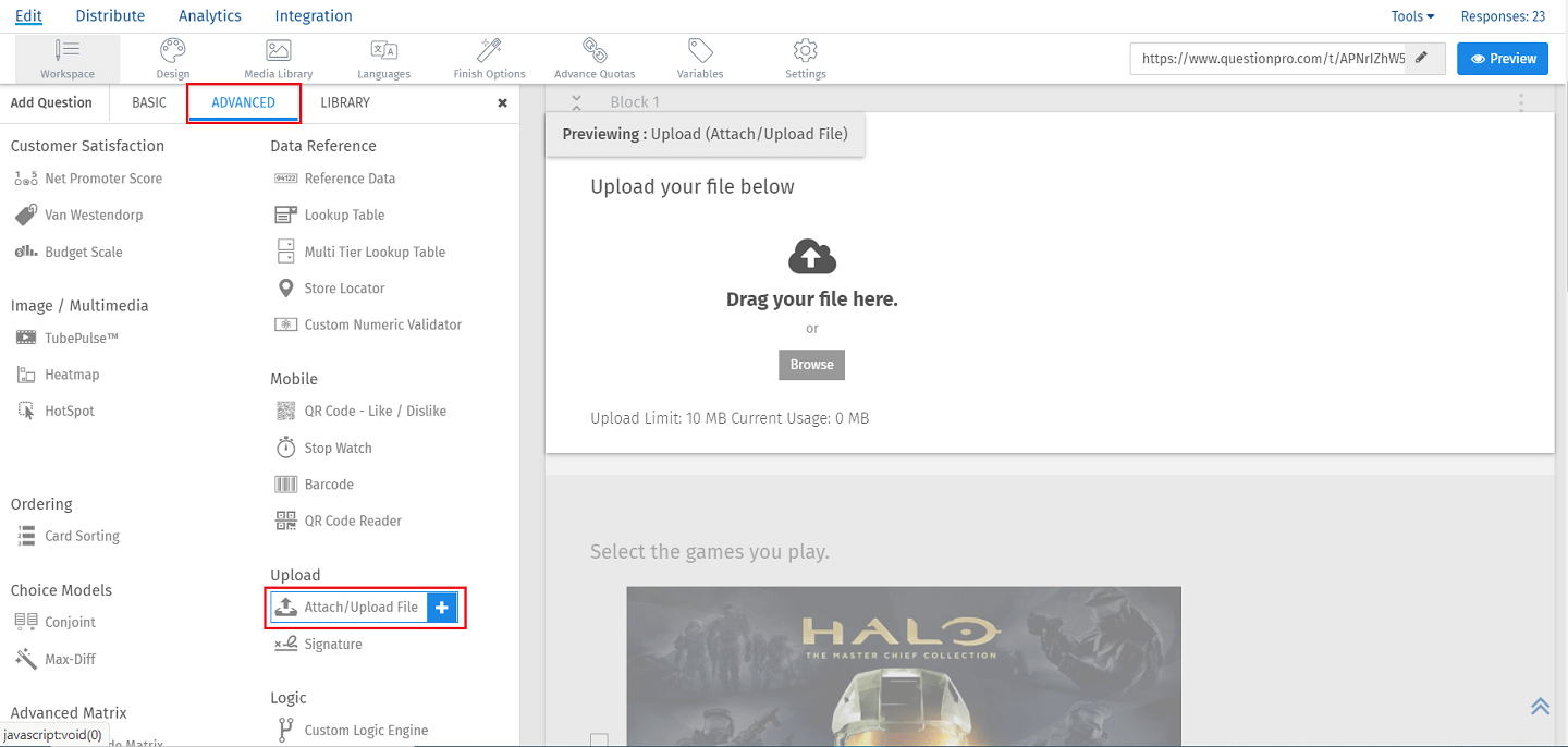 Survey Software Help Image